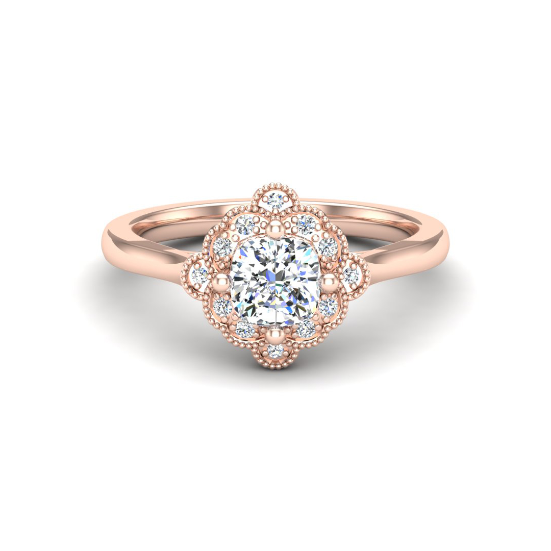 Brinley Halo Engagement Ring